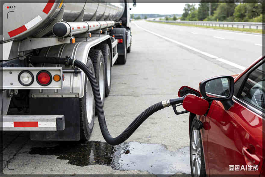 张店区汽车救援送水案例